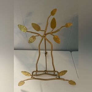 Gold Tone Metal Easel